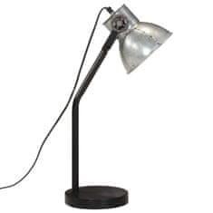 Vidaxl Stolní lampa 25 W vintage stříbrná 17 x 17 x 60 cm E27