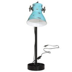 Vidaxl Stolní lampa 25 W modrá patina 15 x 15 x 55 cm E27