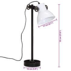 Vidaxl Stolní lampa 25 W bílá 15 x 15 x 55 cm E27