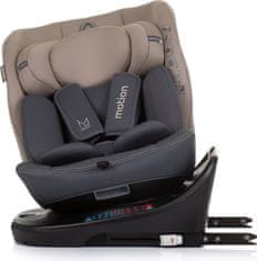 Chipolino Autosedačka Motion i-Size 40-150cm Isofix 360, Macadamia