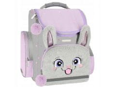 sarcia.eu Lilac školní batoh pro dívky, školní taška králík 37x34x20cm 