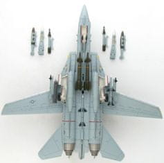 Hobby Master F-14A Tomcat, USN VF-154 Black Knights, USS Kitty Hawk, 1000th Landing, 1999, 1/72