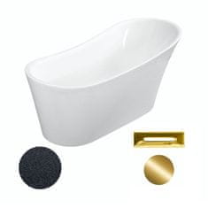BPS-koupelny Akrylátová volně stojící vana Calima Glam G 170x74