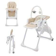 Kinderkraft jídelní židle TUMMIE beige