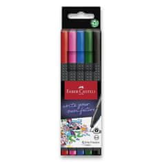 Faber-Castell Faber - Castel Sada popisovačů Grip 0,4 - základní barvy 5 ks