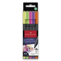 Faber-Castell Faber - Castel Sada popisovačů Grip 0,4 - neon 5 ks