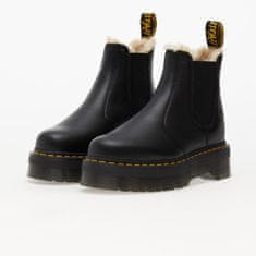 Dr. Martens Tenisky 2976 Quad Fur Lined Platform Chelsea Boots Black Pisa EUR 36 36 Černá