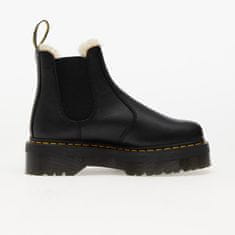 Dr. Martens Tenisky 2976 Quad Fur Lined Platform Chelsea Boots Black Pisa EUR 36 36 Černá