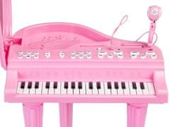 LEBULA Fortepian organki klávesnice klavír s mikrofonem mp3