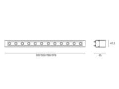 Artemide Artemide LineaLed osvětlení stěny 8,5W - EL 3000K NL17320ELK0