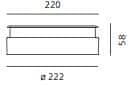 Artemide Artemide Ego 220 Flat pochozí ocel 5d 3000K čtverec T40015NSPW00