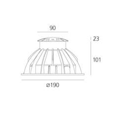 Artemide Artemide Megara 90 3000K - 1 beam T415300W00