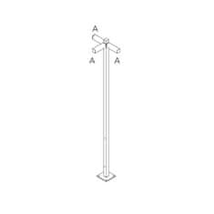 Artemide Artemide Walking - stojna 2500 - 3x180d hlavy - A 90h T4507D30