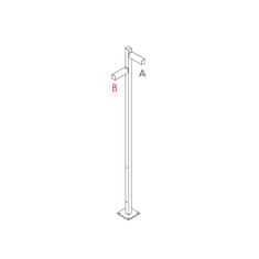 Artemide Artemide Walking - stojna 2500 - 2x90d hlavy - A 90h plus B 60h T4507E30