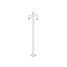 Artemide Artemide Walking - stojna 2500 - 2x180d hlavy - A 90h plus B 60h T4507G30