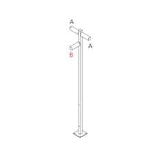 Artemide Artemide Walking - stojna 2500 - 3x180d hlavy - A 90h plus B 60h T4507H30