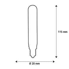 Segula Segula 50412 LED soft trubka T20 čirá E14 3,2 W (20 W) 190 Lm 2.200 K