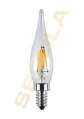 Segula Segula 55234 LED francouzská svíčka čirá E10 1 W 60 Lm 1.900 K