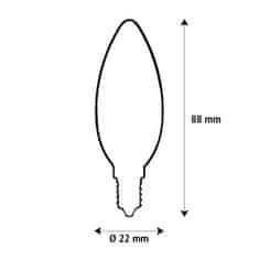 Segula Segula 55230 LED francouzská svíčka čirá E14 1,5 W (9 W) 80 Lm 1.900 K