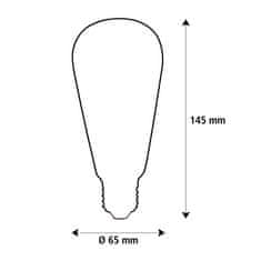 Segula Segula 50652 LED soft rustika ST64 spirála kouřová šedá E27 3,2 W (11 W) 100 Lm 1.900 K