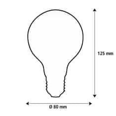 Segula Segula 55501 LED koule 80 kouřová šedá E27 5 W (22 W) 220 Lm 1.900 K