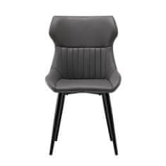 ATAN Jídelní židle SAGARA - tmavě šedá/černá
