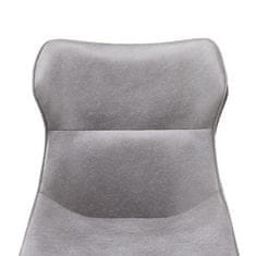 ATAN Jídelní židle TABITA - světle šedá/tmavě šedá/černá