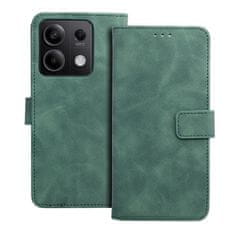 Xiaomi Pozdro / obal na Xiaomi Redmi NOTE 13 5G zelené - knížkové TENDER