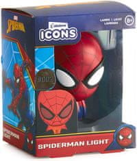 CurePink Plastová dekorativní svítící figurka Marvel: Spiderman (výška 10 cm)