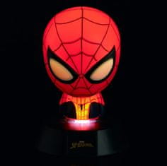CurePink Plastová dekorativní svítící figurka Marvel: Spiderman (výška 10 cm)