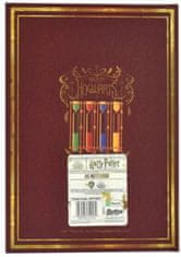 CurePink Poznámkový A5 blok Harry Potter: Bradavické koleje (14,8 x 21 cm)