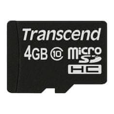 Transcend Paměťová karta 4GB MicroSDHC Class 10