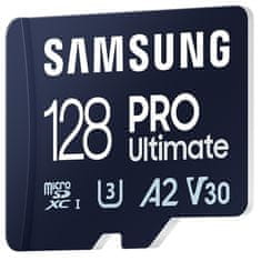 Samsung Paměťová karta Micro SDXC 128GB PRO Ultimate + SD adaptér