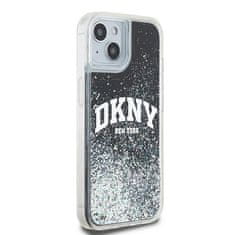 DKNY Originální kryt DKNY Liquid Glitter Big Logo DKHCP14SLBNAEK for Apple iPhone 13/14/15 , barva černá