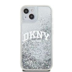 DKNY Originální kryt DKNY Liquid Glitter Big Logo DKHCP15SLBNAET for Apple iPhone 15/14/13 , barva bílá
