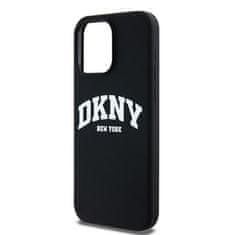 DKNY Originální kryt DKNY Liquid Silicone White Printed Logo MagSafe DKHMP14XSNYACH for Apple iPhone 14 Pro Max , barva černá