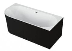 BPS-koupelny Akrylátová volně stojící vana ke stěně Sola 160x75 P/L SOL00027
