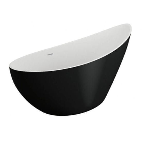 BPS-koupelny Akrylátová volně stojící vana Zoe 180x80 ZOE00332