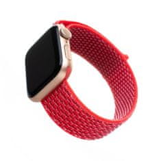 FIXED Nylonový řemínek FIXED Nylon Strap pro Apple Watch 38/40/41mm, tmavě růžový