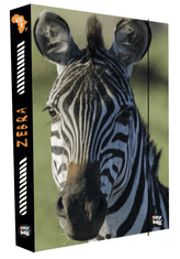 Oxybag Box na sešity A4 Jumbo Zebra