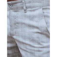 Dstreet Pánské volnočasové kalhoty OLLA světle šedé ux4398 s32