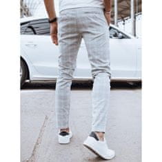 Dstreet Pánské volnočasové kalhoty OLLA světle šedé ux4398 s32