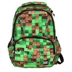 KIK KX3760_2 Školní batoh Stright Pixel Cubes 21 l