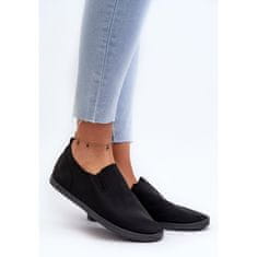 Dámské tenisové tenisky Slip-On Black velikost 36