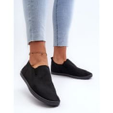 Dámské tenisové tenisky Slip-On Black velikost 36