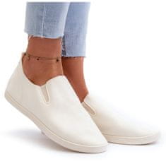 Dámské tenisky Slip-On Tennis Sneakers Beige velikost 41