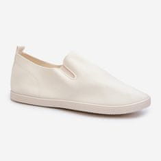 Dámské tenisky Slip-On Tennis Sneakers Beige velikost 41