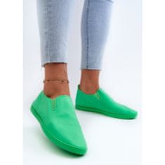 Dámské tenisové tenisky Slip-On Green velikost 40