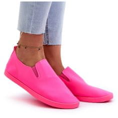 Dámské tenisové tenisky Slip-On Fuchsia velikost 36