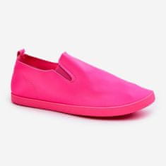 Dámské tenisové tenisky Slip-On Fuchsia velikost 36